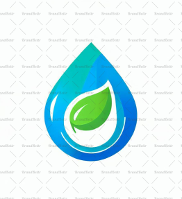 Wassertropfen und Blatt